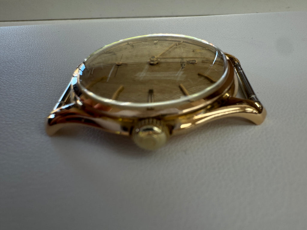 18k Rose Gold 34mm Omega Alpha Automatic Watch