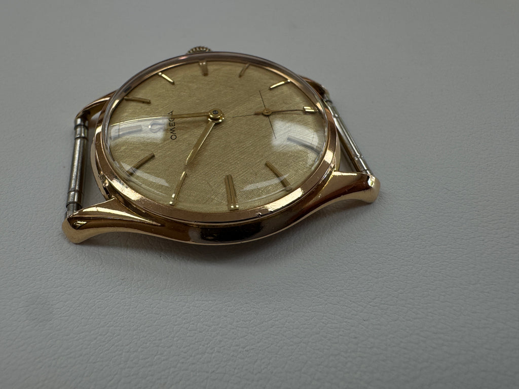 18k Rose Gold 34mm Omega Alpha Automatic Watch