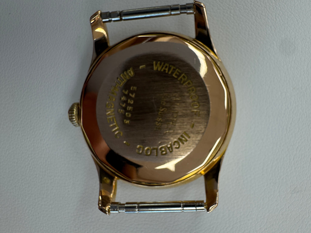 18k Rose Gold 34mm Omega Alpha Automatic Watch